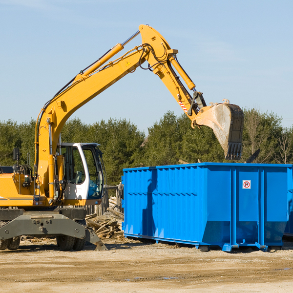 can i choose the location where the residential dumpster will be placed in Diana Texas